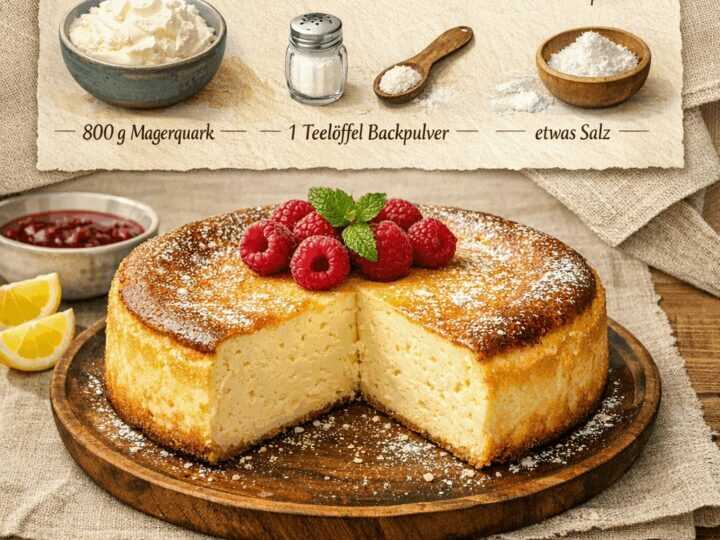 Ein himmlisch cremiger Käsekuchen ohne Boden, den du unbedingt probieren musst!