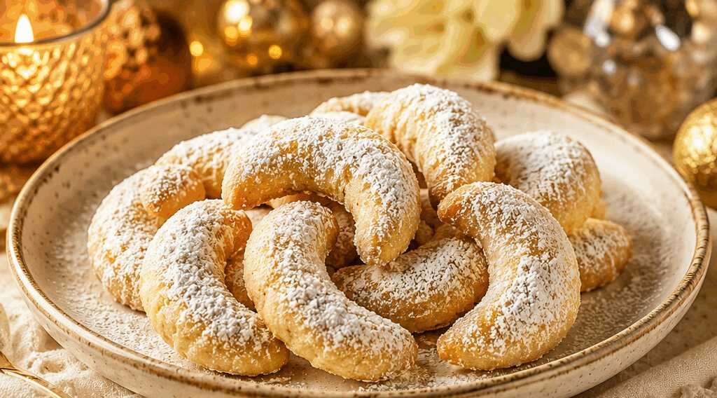 Ein unglaublich gutes Rezept! Festtagsbäckerei – Verführerische Vanillekipferl – so sieht es fertig aus