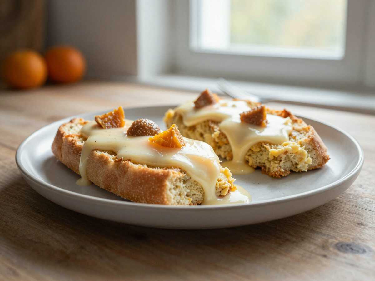 Ein unwiderstehlicher Wintertraum: Nougat-Orangen-Marzipan-Kuchen für gemütliche Nachmittage! – während der Zubereitung