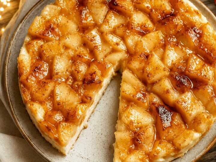 Einfach und blitzschnell: Der Bodenlose Apfel-Käsekuchen, den du probieren musst!