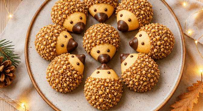 Einfach und schnell: Igel-Kekse selber backen