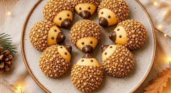 Einfach und schnell: Igel-Kekse selber backen