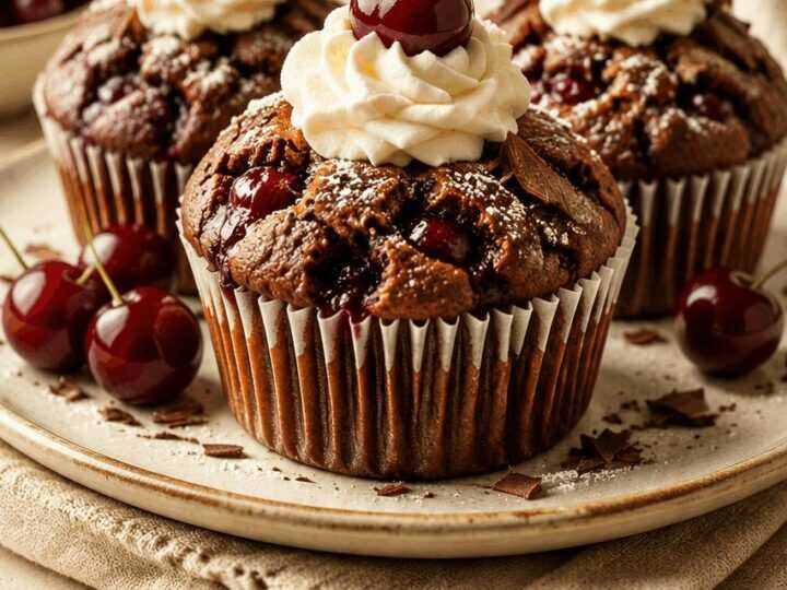 Einfach unwiderstehlich: Probieren Sie unser Rezept für Schwarzwälder Kirsch-Muffins!