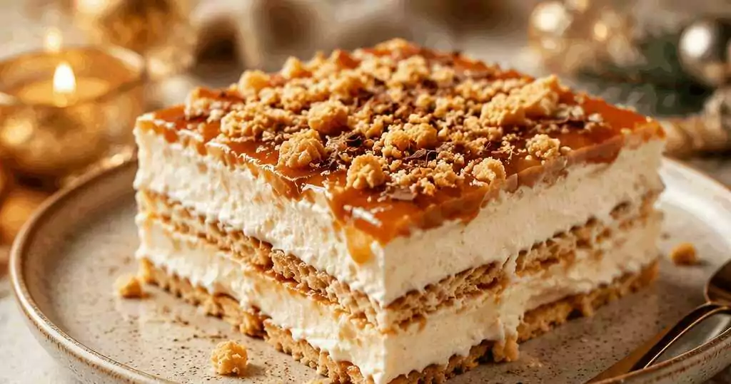 Einfach unwiderstehlich: Schichtdessert mit Butterkeksen und Quark ausprobieren! – so sieht es fertig aus