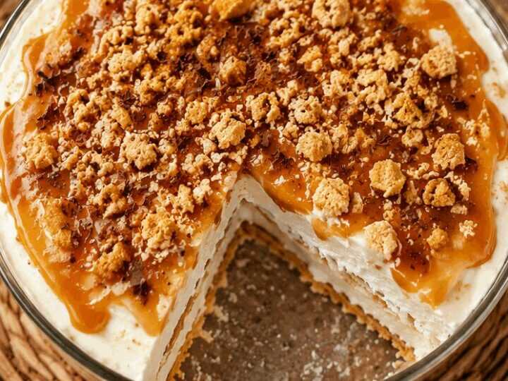 Einfach unwiderstehlich: Schichtdessert mit Butterkeksen und Quark ausprobieren!