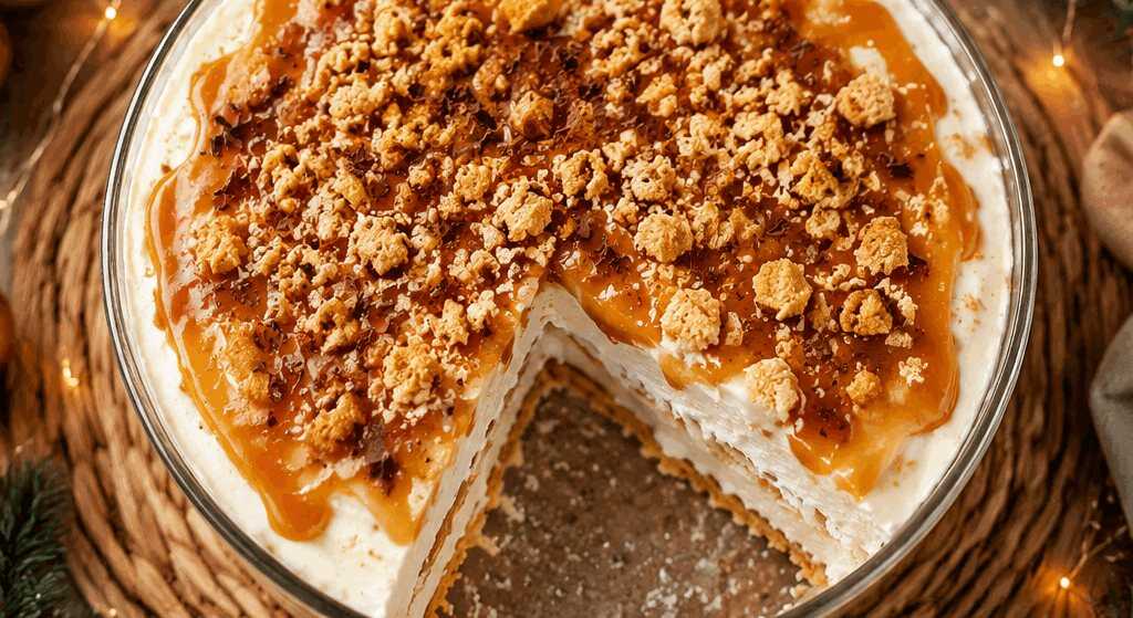 Einfach unwiderstehlich: Schichtdessert mit Butterkeksen und Quark ausprobieren!