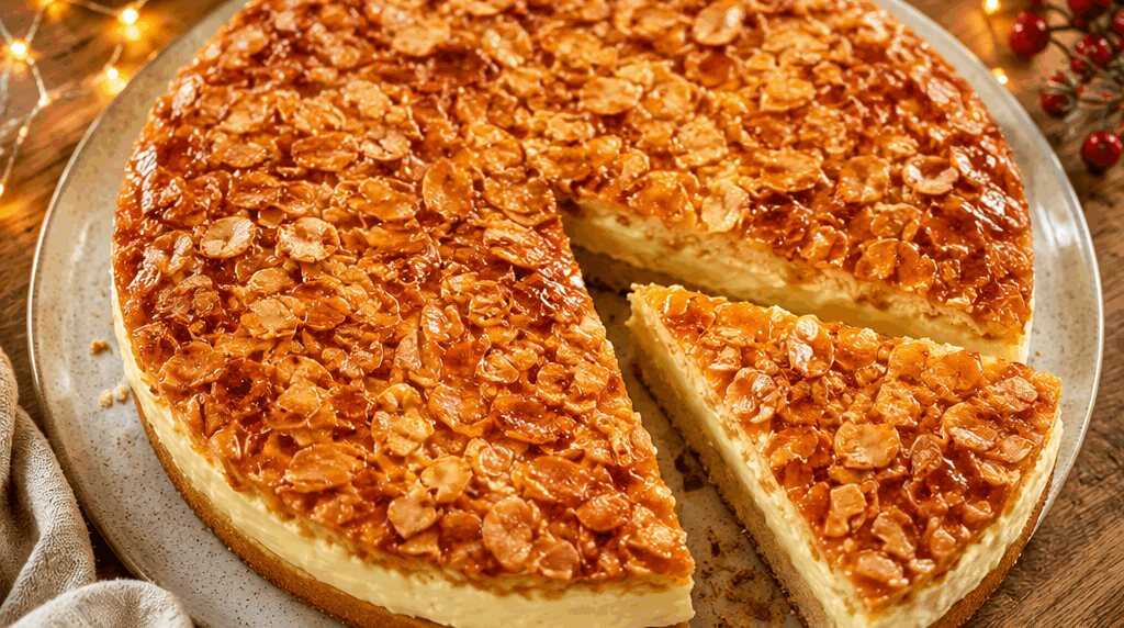Einfacher Bienenstich: Unwiderstehlich und blitzschnell zubereitet! – so sieht es fertig aus