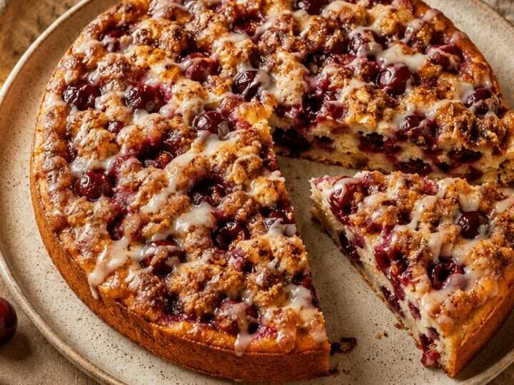 Einfacher Zimt-Kirsch-Kuchen: Schnell zubereitet, unwiderstehlich lecker!
