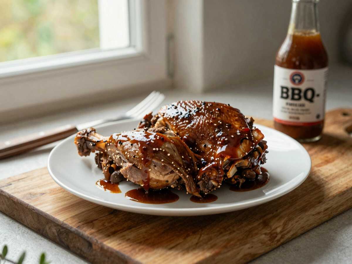 Einfaches 5-Zutaten BBQ-Hähnchen: Saftiger Genuss für stressige Abende! – während der Zubereitung