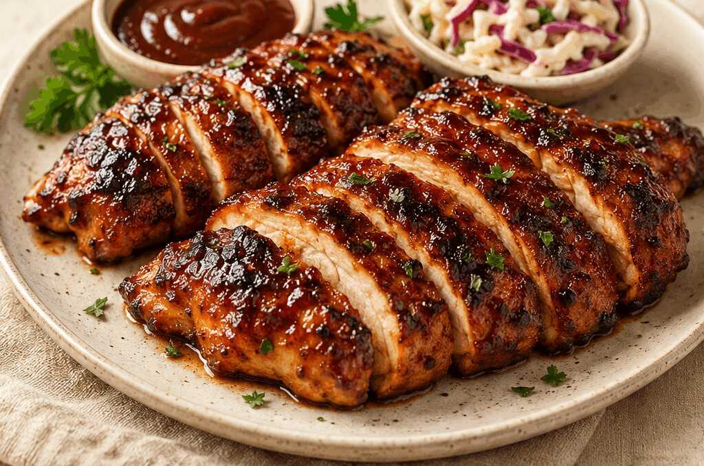 Einfaches 5-Zutaten BBQ-Hähnchen: Saftiger Genuss für stressige Abende!