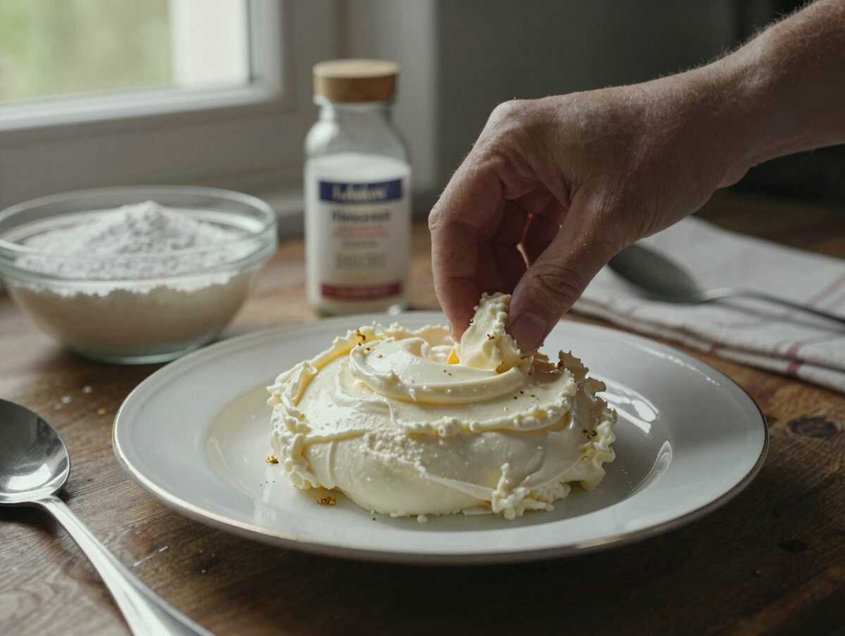 Einfaches Dessert in 10 Minuten: Vanillecreme mit Mascarpone-Rezept entdecken! – während der Zubereitung