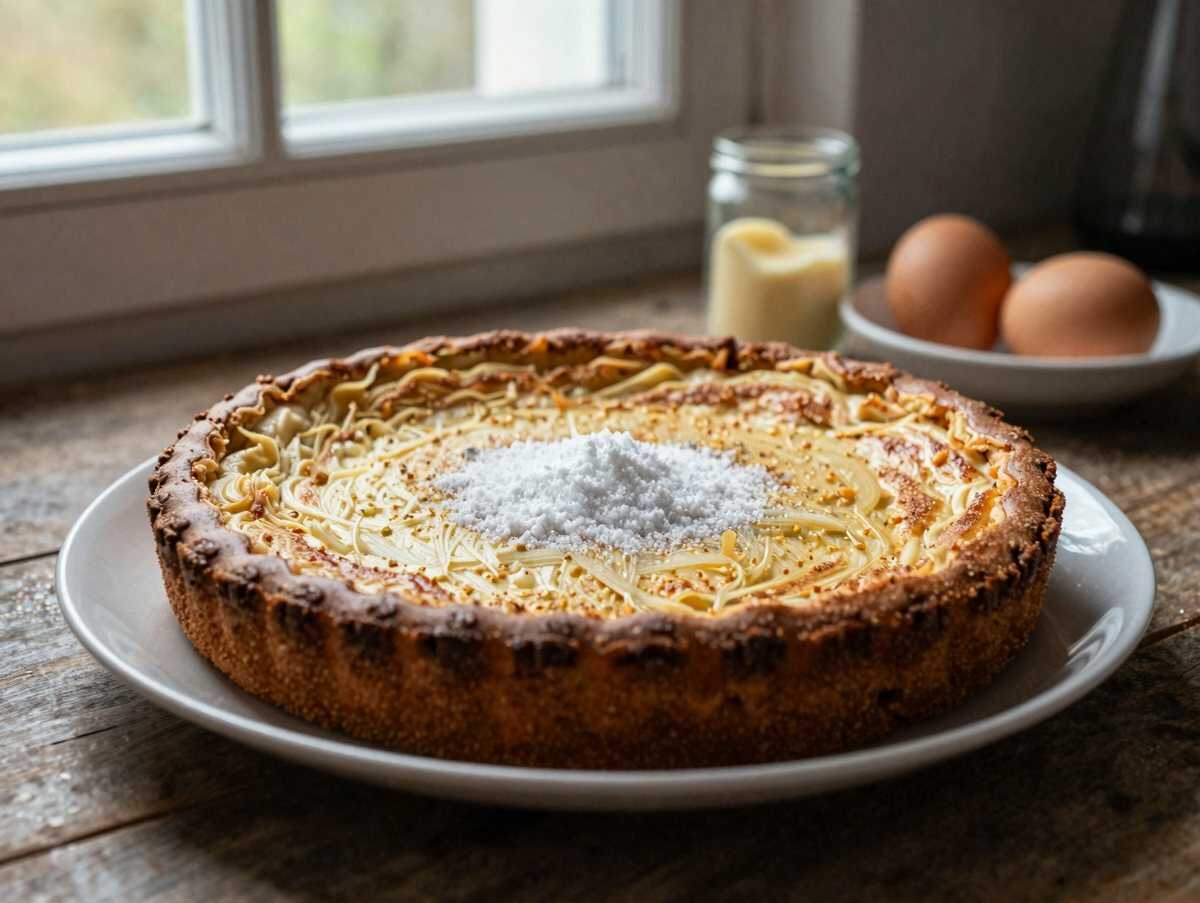 Einfaches Rezept: Dieser Mandarinen-Käsekuchen vom Blech wird dich begeistern! – während der Zubereitung