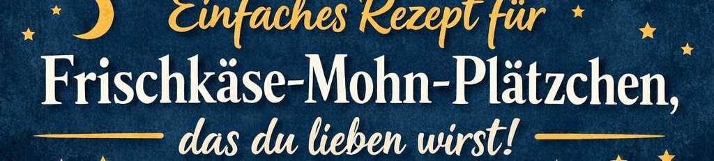 Einfaches Rezept für Frischkäse-Mohn-Plätzchen, das du lieben wirst! – so sieht es fertig aus