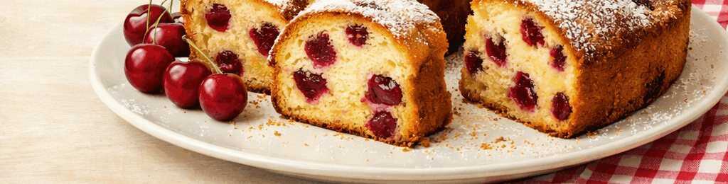 Einfaches Rezept für Joghurt-Kirschkuchen