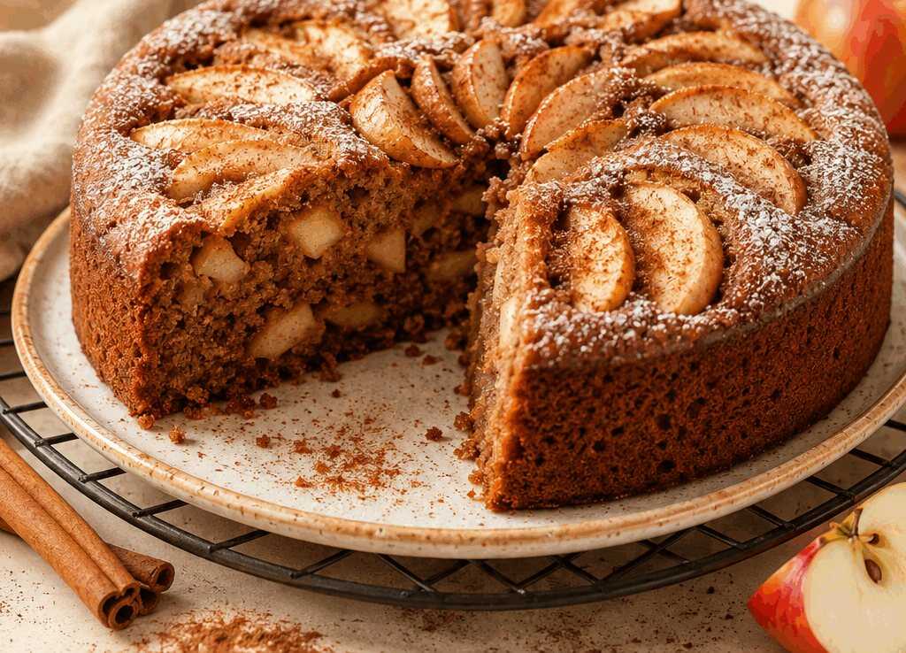 Einfaches Rezept für köstlichen Apfel-Gewürzkuchen