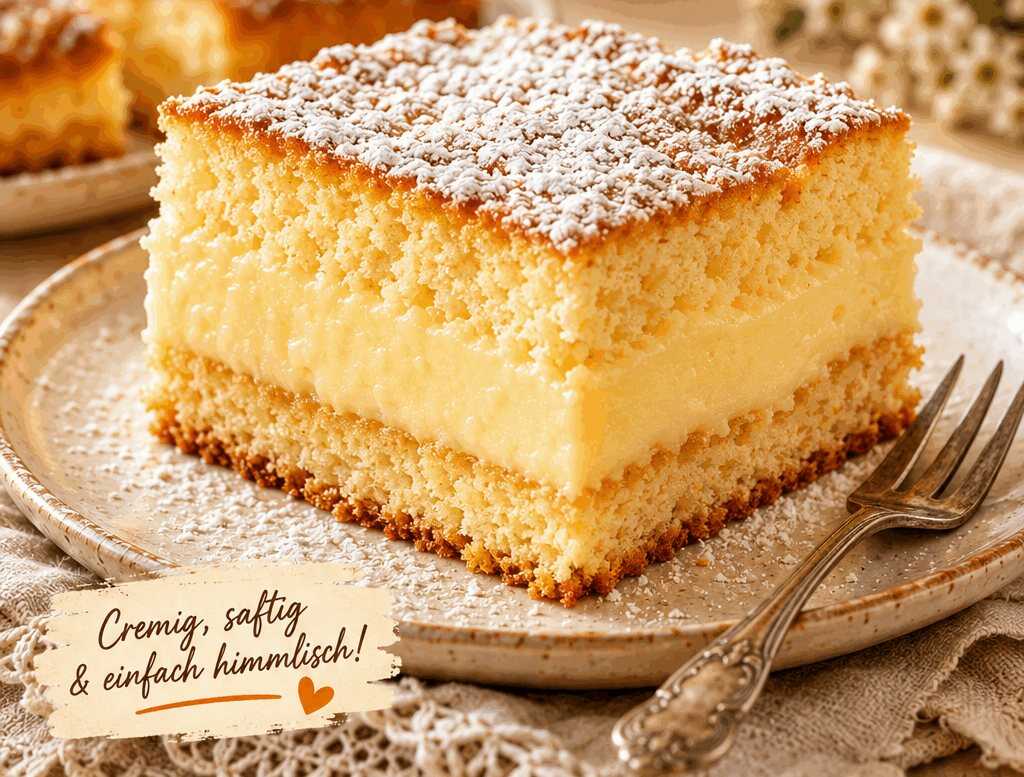 Einfaches Rezept für unwiderstehlichen Biskuit-Puddingkuchen