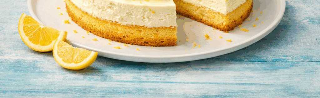 Zitronen-Joghurt-Torte ohne Schnickschnack