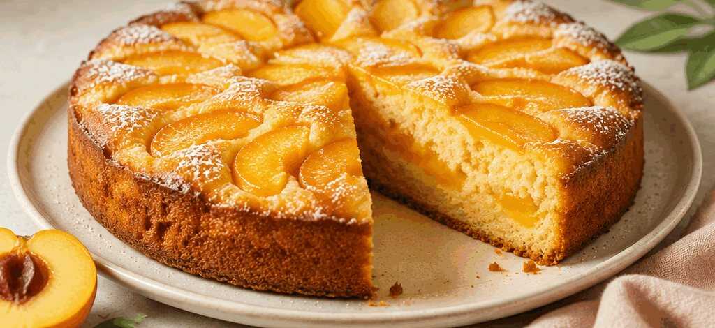 Einfaches und gelingsicheres Pfirsichkuchen-Rezept