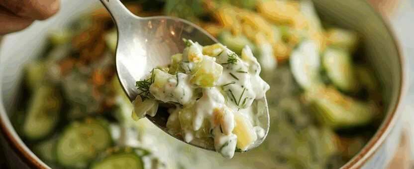 Eingelegter Gurkensalat (hält bis zu 2 Monate im Kühlschrank!) – so sieht es fertig aus