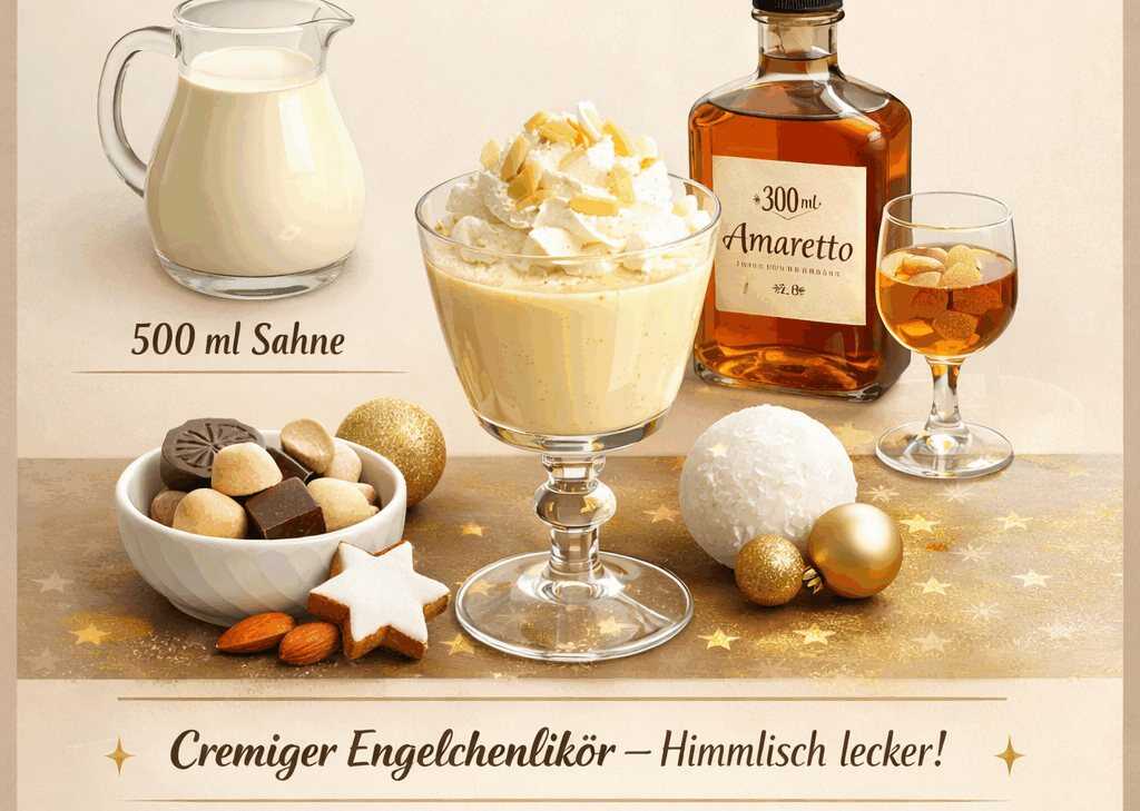 Engelchenlikör: Der unwiderstehliche Marzipan-Genuss zum Selbermachen!