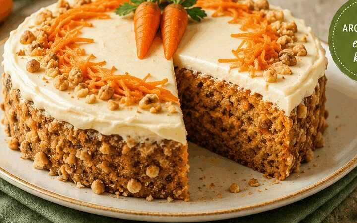 Entdecke das beste Rezept für einen saftigen Karottenkuchen!