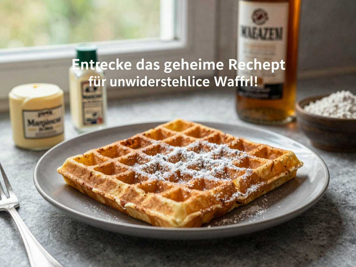 Entdecke das geheime Rezept für unwiderstehliche Waffeln! – während der Zubereitung