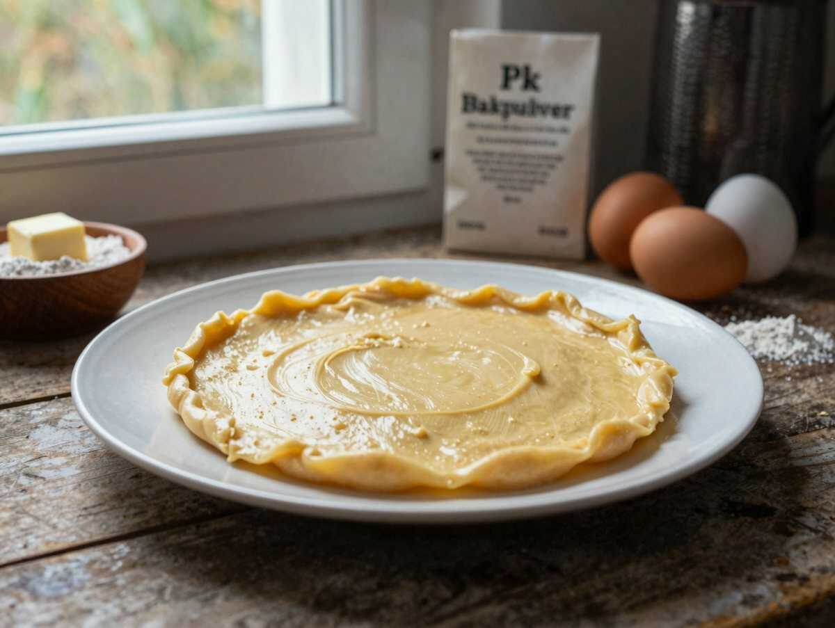 Entdecke das Geheimnis des perfekten Bananen-Marmorkuchens! – während der Zubereitung