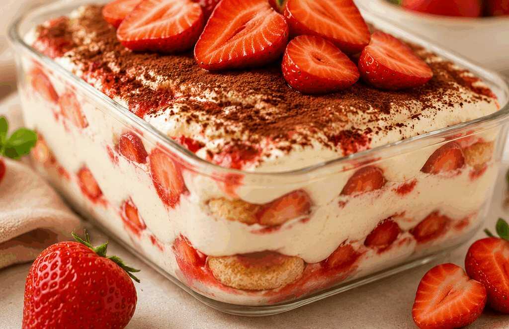 Geheimnis des unwiderstehlichen Erdbeer-Tiramisu