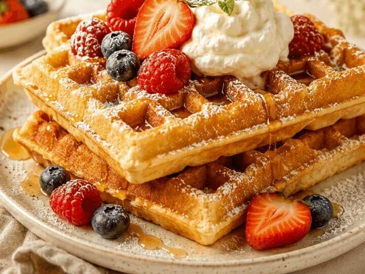 Entdecke das Geheimnis unwiderstehlicher Buttermilch-Waffeln!