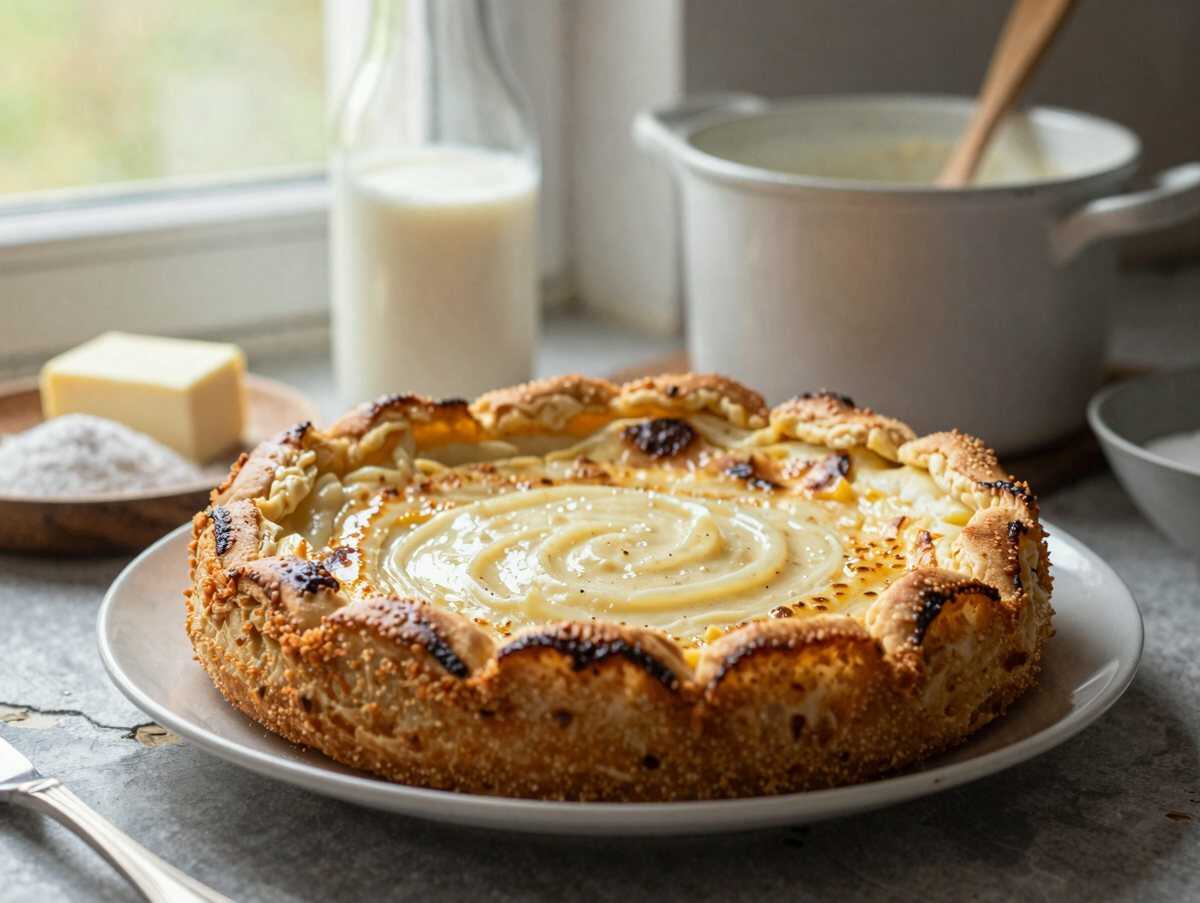 Entdecke das Geheimnis von Omas himmlischem Sahne-Kuchen! – während der Zubereitung