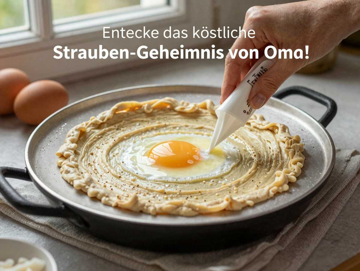 Entdecke das köstliche Strauben-Geheimnis von Oma! – während der Zubereitung