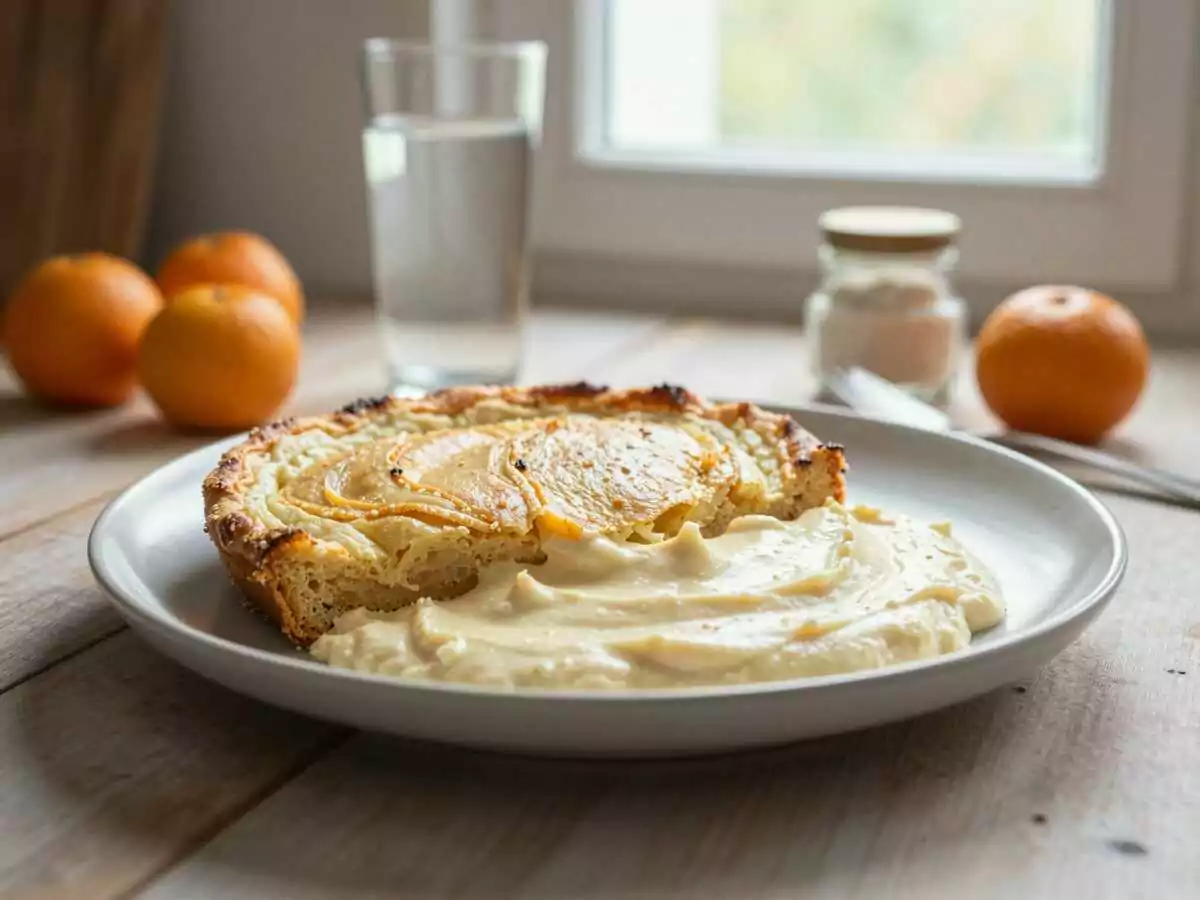 Entdecke das Paradies: Unsere Blitzschnelle Mandarinen-Torte! – während der Zubereitung