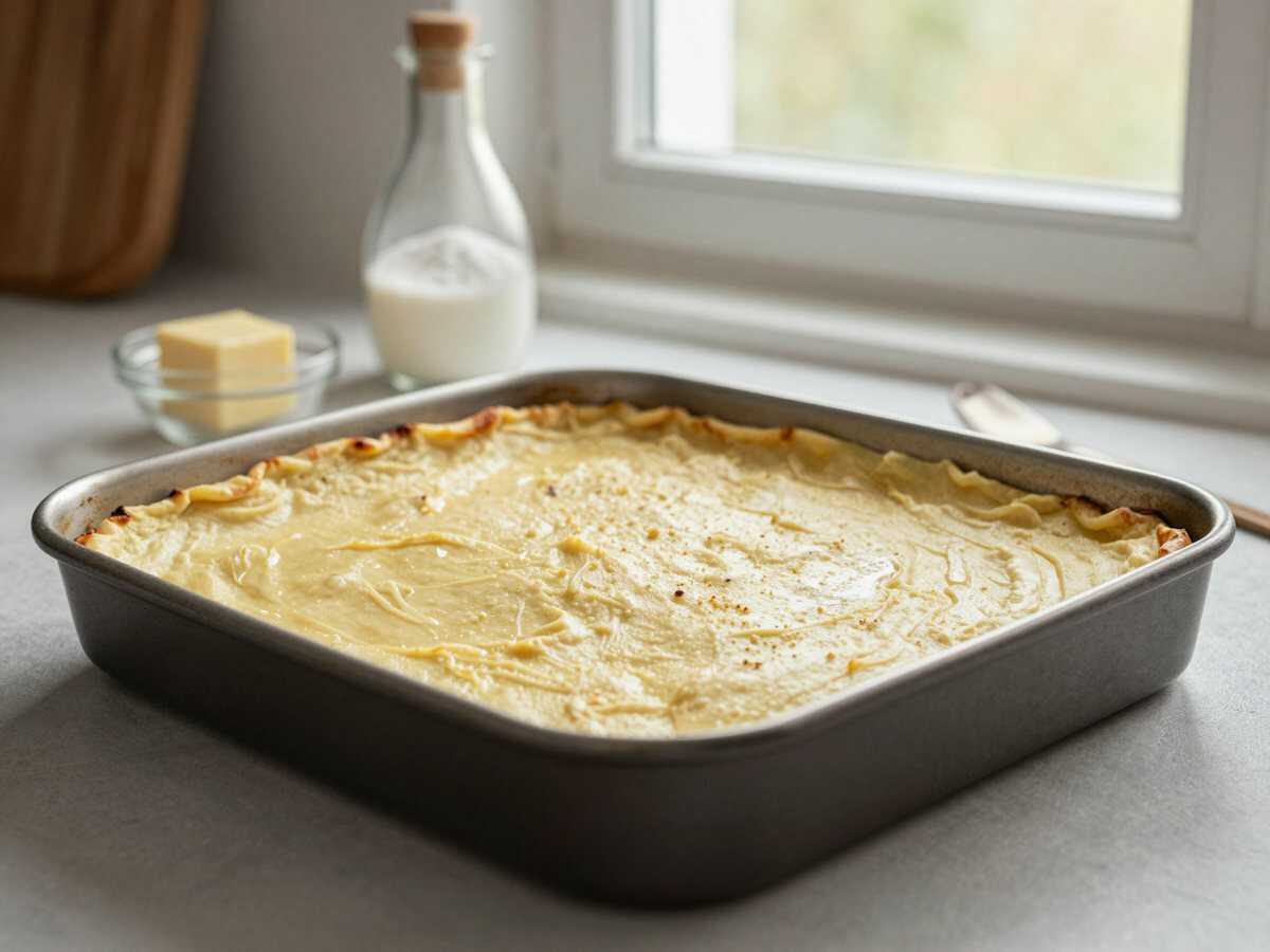 Entdecke das ultimative Käsekuchen-Rezept, das deine Geschmacksknospen verzaubert! – während der Zubereitung