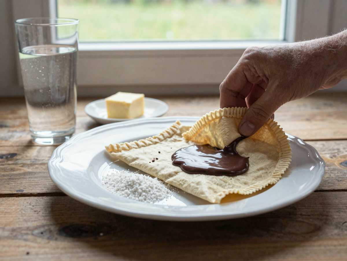 Entdecke das ultimative Rezept: Eine unwiderstehliche Sahnetorte mit Mini-Windbeuteln! – während der Zubereitung