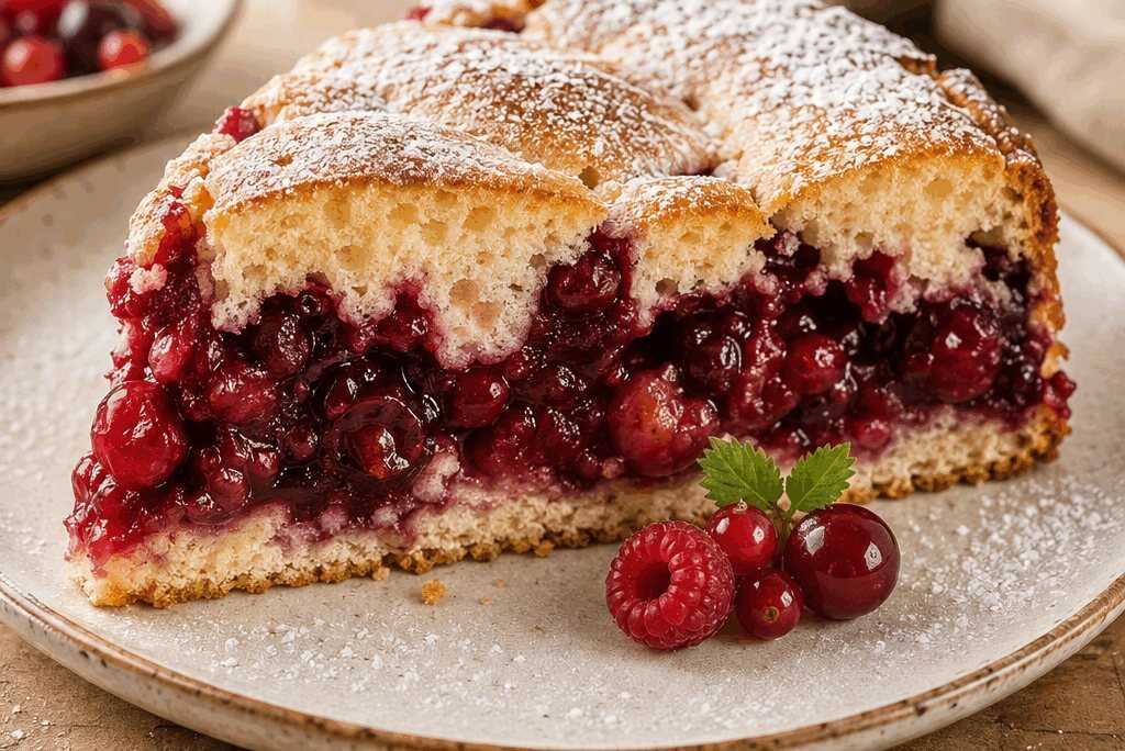 Blitzschnellen Rote Grütze-Kuchen