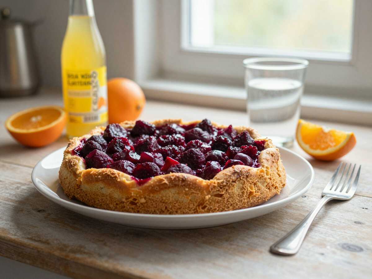 Entdecke das ultimative Rezept für blitzschnellen Rote Grütze-Kuchen! – während der Zubereitung