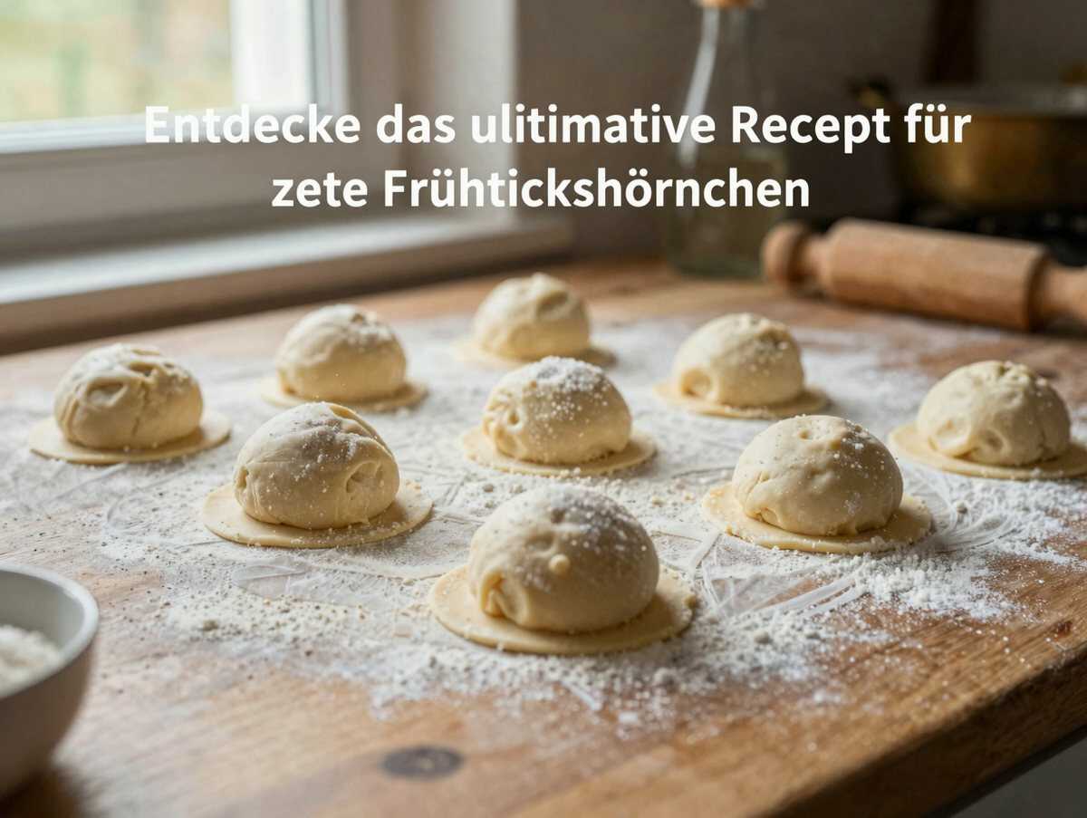 Entdecke das ultimative Rezept für zarte Frühstückshörnchen! – während der Zubereitung