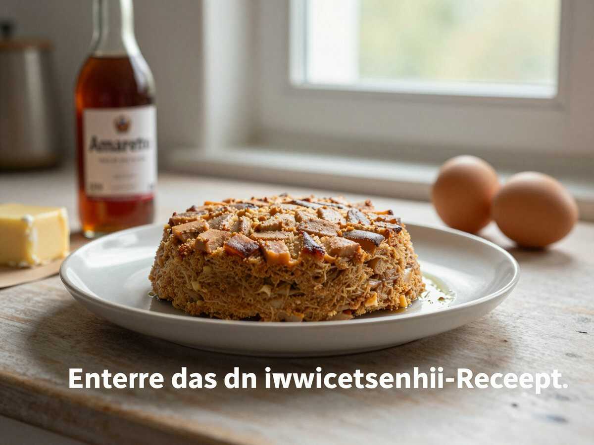 Entdecke das unwiderstehliche Amaretto-Mandel-Kuchen-Rezept! – während der Zubereitung