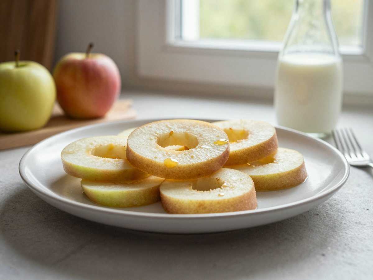 Entdecke das unwiderstehliche Apfelküchle-Rezept: Perfekt für deine nächste Kaffeetafel! – während der Zubereitung