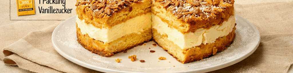 Bienenstich-Geheimnis: Mit cremiger Pudding-Sahne-Füllung