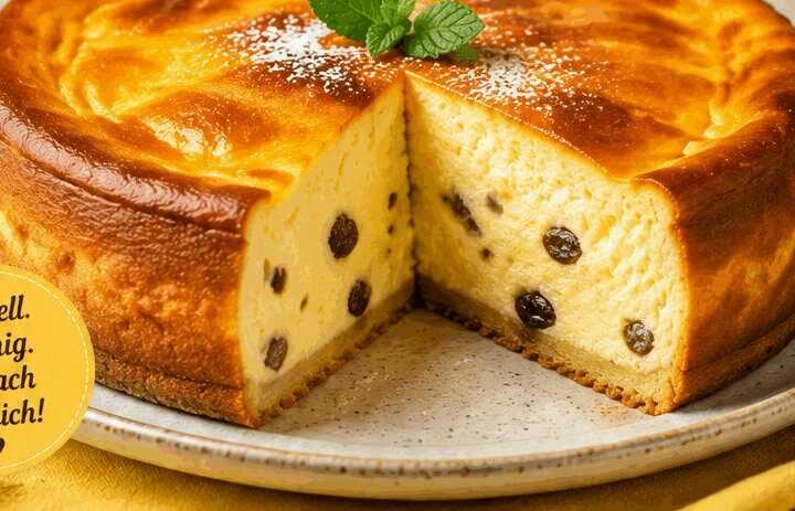 Entdecke das unwiderstehliche Blitz-Käse-Quark-Tortenrezept!