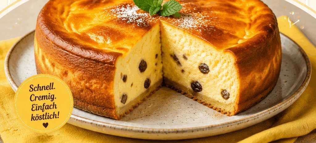 Blitz-Käse-Quark-Tortenrezept