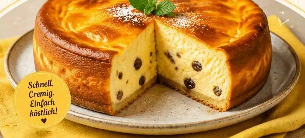 Blitz-Käse-Quark-Tortenrezept