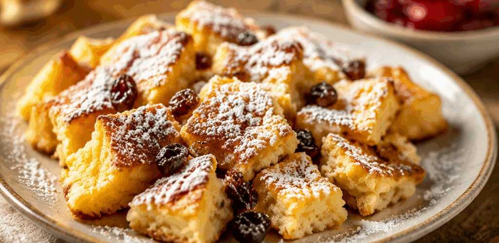 Entdecke das unwiderstehliche Kaiserschmarrn-Geheimrezept! – so sieht es fertig aus