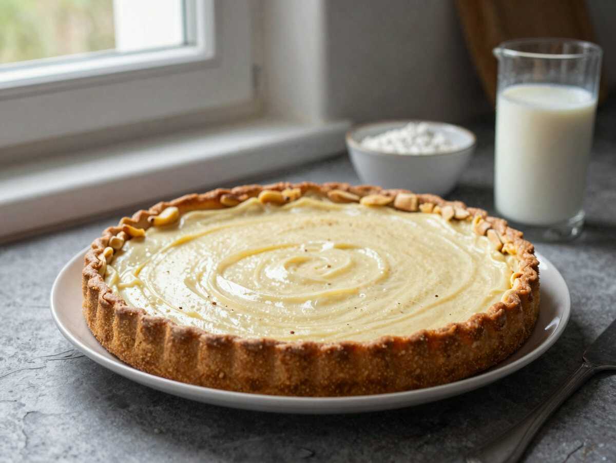 Entdecke das unwiderstehliche Rezept der schwedischen Mandeltorte! – während der Zubereitung
