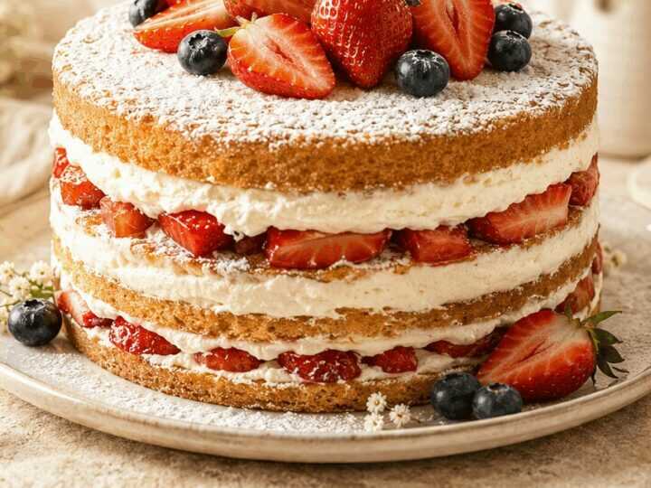 Entdecke das unwiderstehliche Rezept für den perfekten Naked Cake!