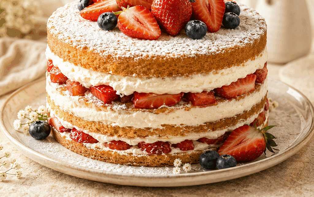 Entdecke das unwiderstehliche Rezept für den perfekten Naked Cake!