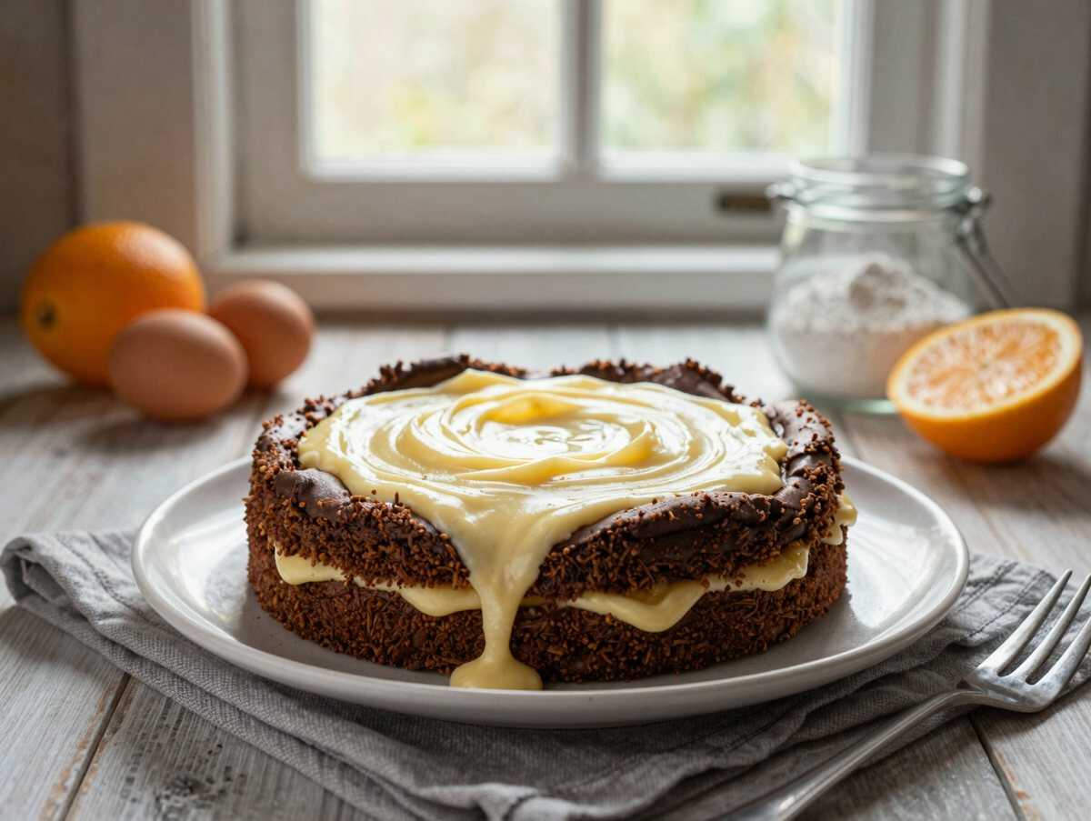 Entdecke das unwiderstehliche Rezept für den perfekten Naked Cake! – während der Zubereitung