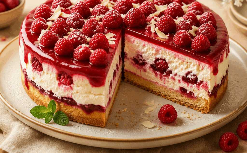 Himbeer-Mascarpone-Torte