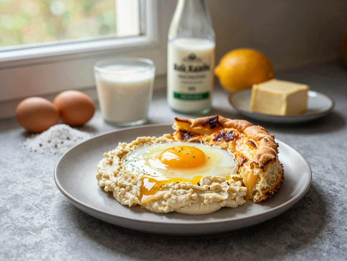 Entdecke das unwiderstehliche Rezept für Erdbeer-Käsekuchen! – während der Zubereitung